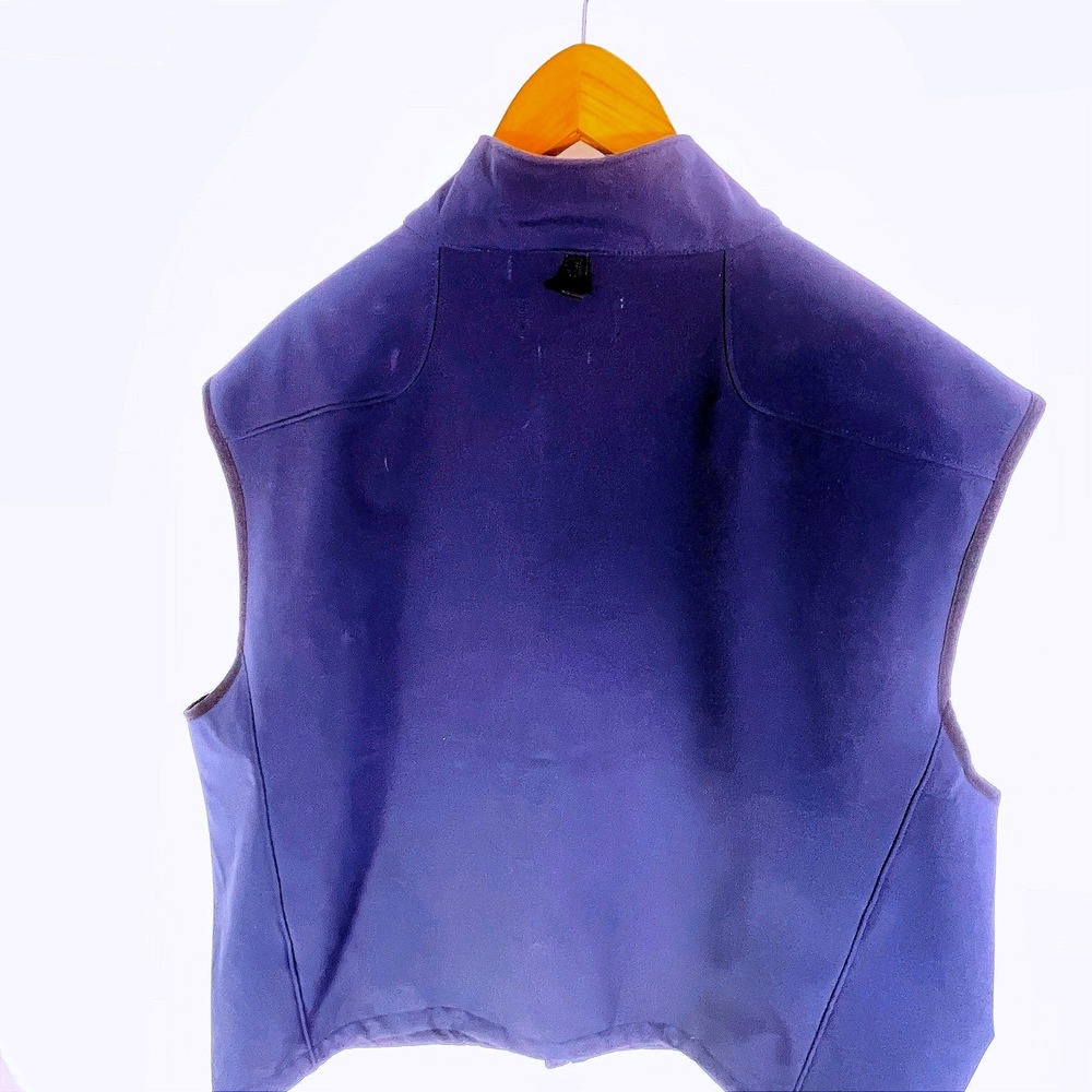 Polo Ralph Lauren Softshell Vest Men's 2X XXL Pony Blue Full Zip Fleece Lined - Picture 3 of 9
